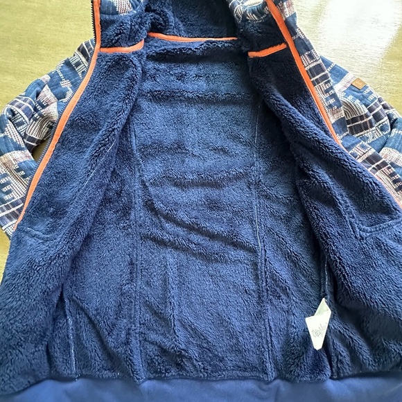 Roxy SNOW Junior's Frost Printed Fleece Jacket - medium - Picture 9 of 13